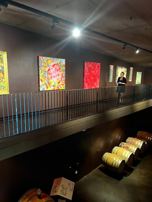 Wine and art is the best combination